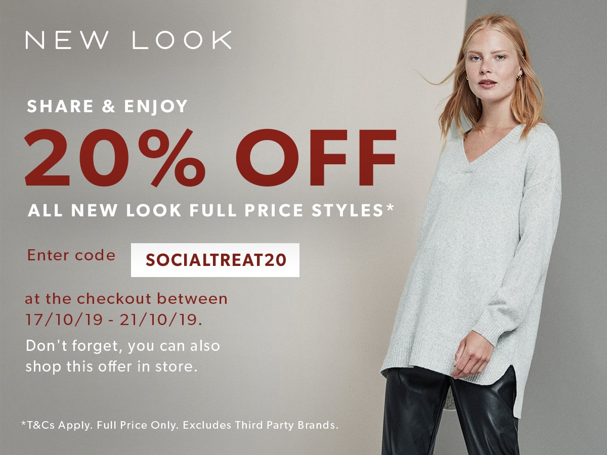 20% OFF At Newlook on ALL Full-priced Items - Ltd Time