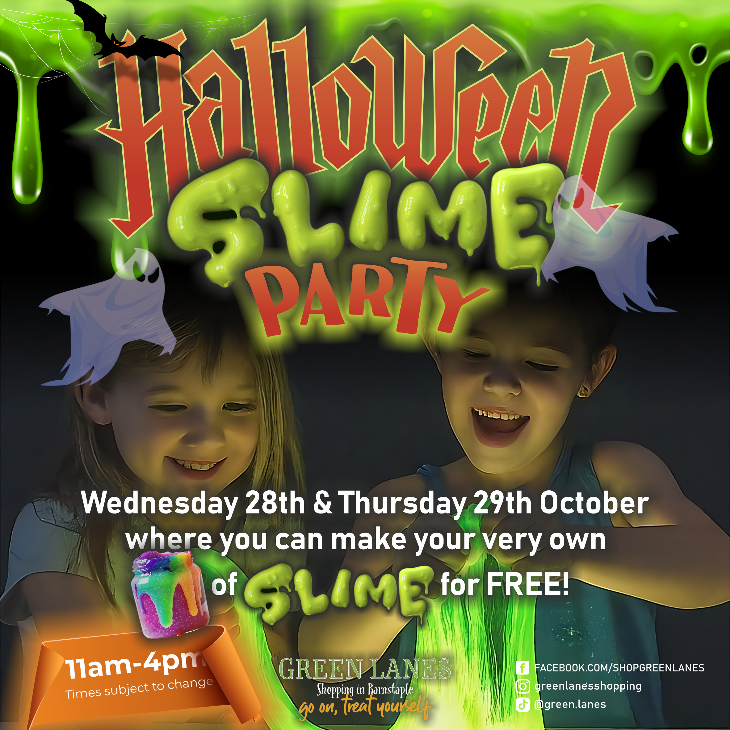 Halloween Slime Party 28th & 29th October